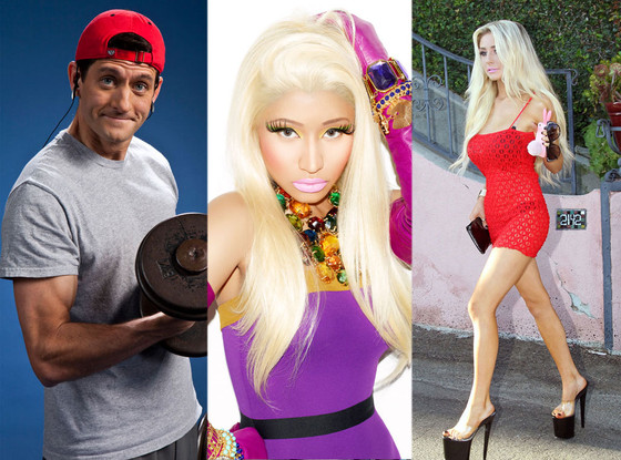 Paul Ryan, Nicki Minaj, Courtney Stodden Paul Ryan, Nicki Minaj, Courtney Stodden